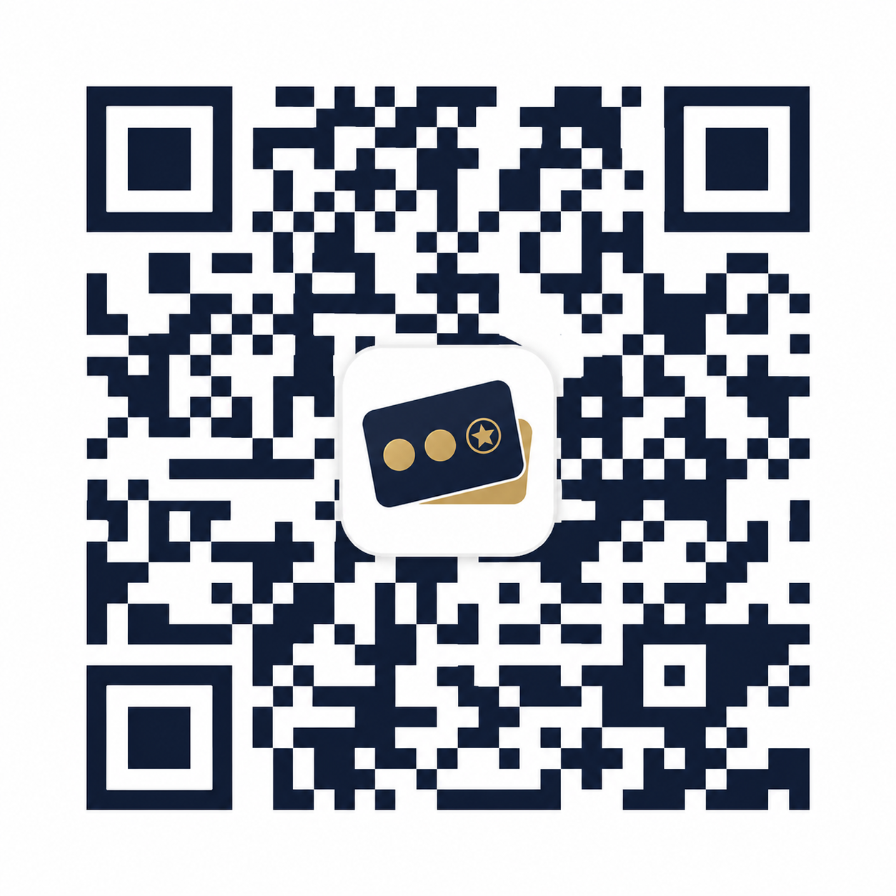 Bonuma Beispiel QR-Code mit Bonuma Logo in der Mitte